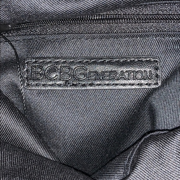 BCBGeneration Sequined Clutch Blk/Gray/Silver Bag - Picture 14 of 16